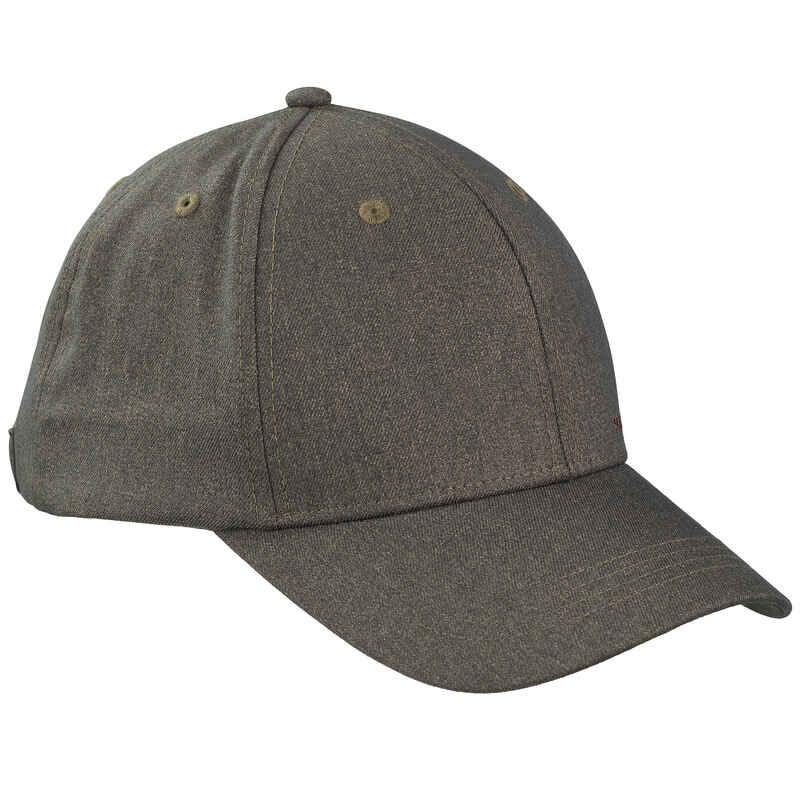 Comfortable, waterrepellent cap 500 mottled green Decathlon