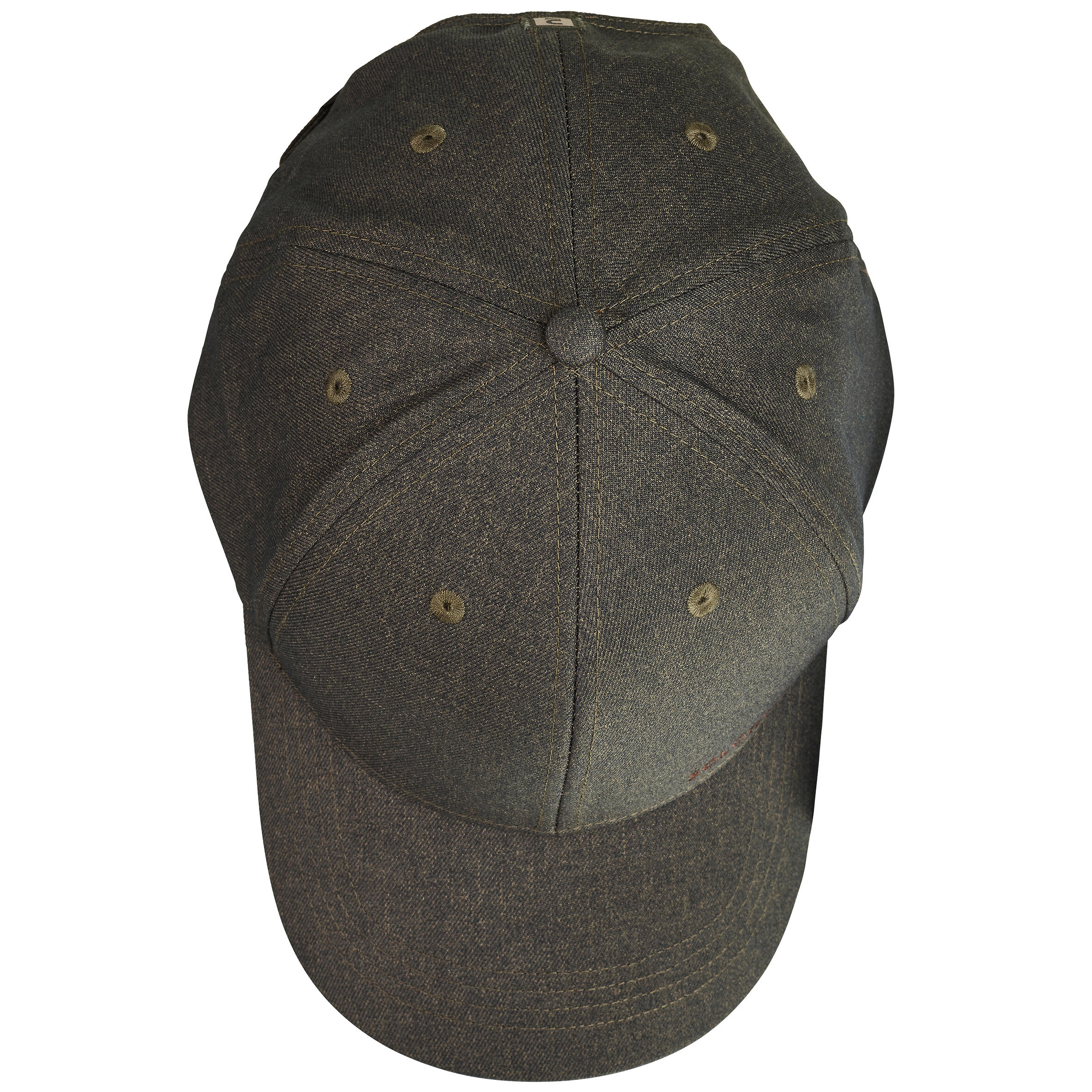 Comfortable, water-repellent cap 500 - mottled green 8/10