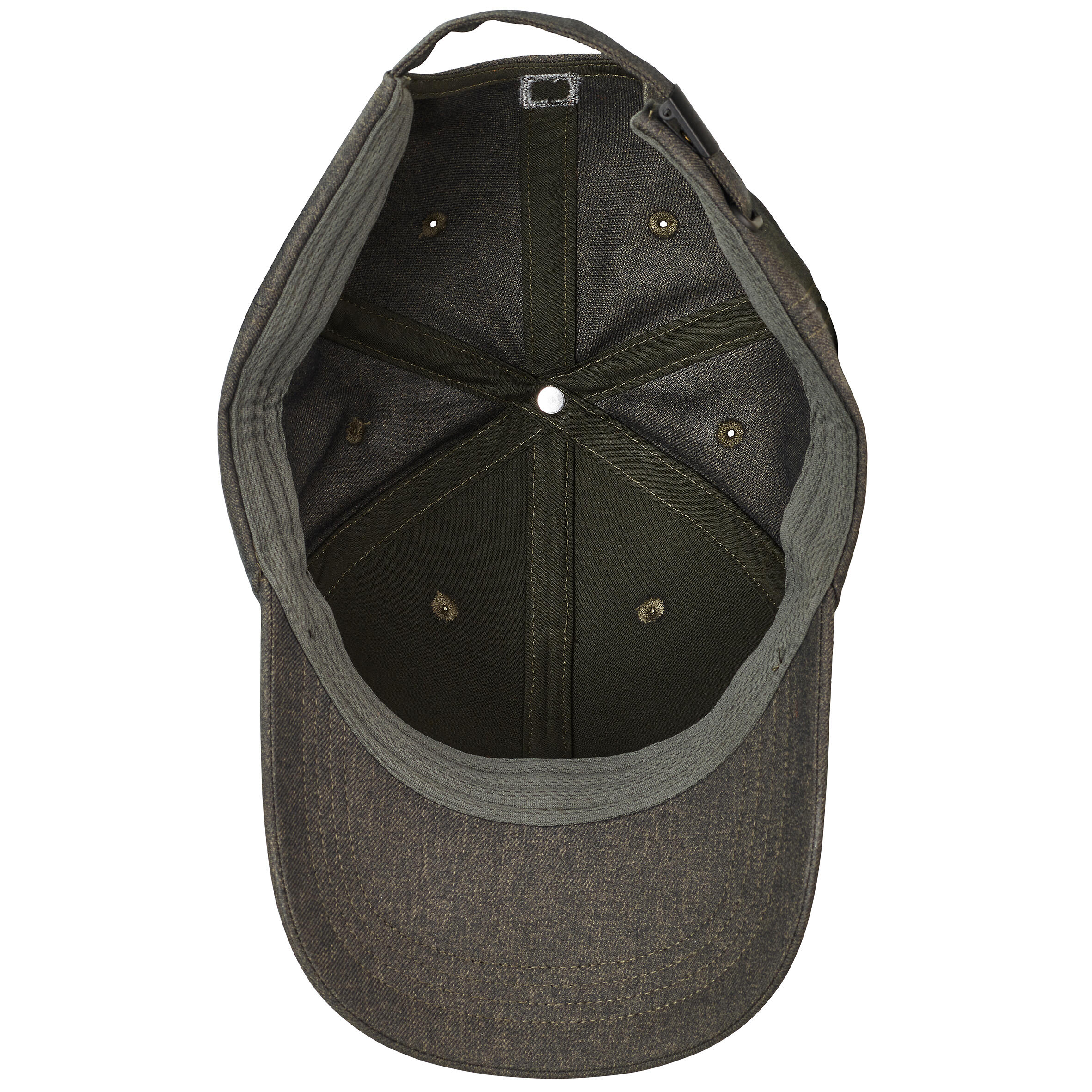 Comfortable, water-repellent cap 500 - mottled green 9/10