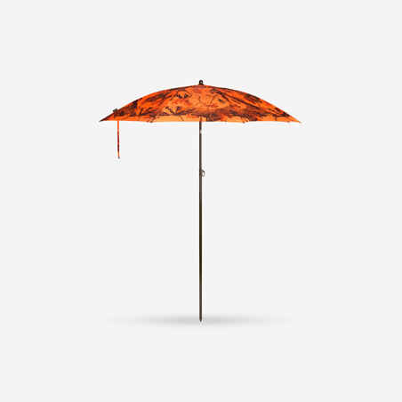 Oranžen maskirni lovski dežnik