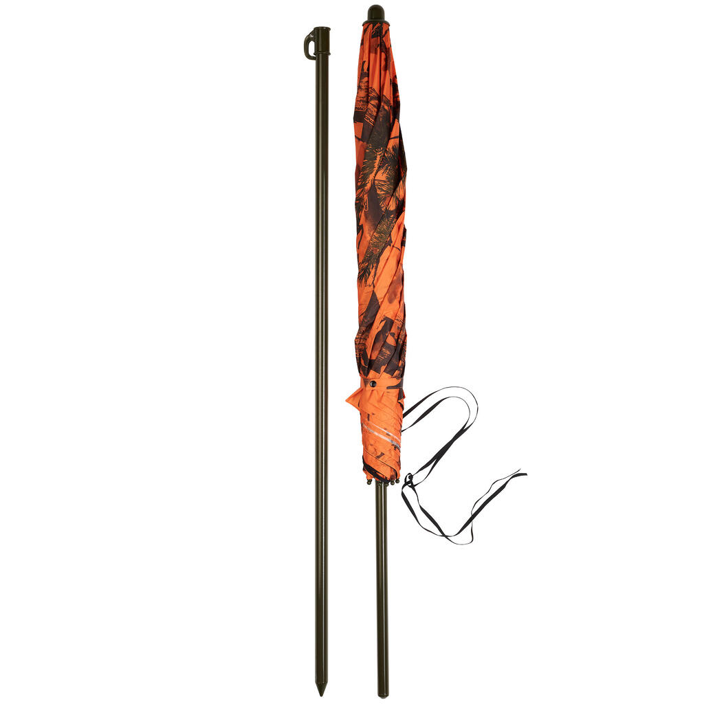 Hunting camouflage umbrella orange