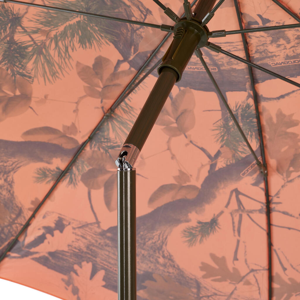 Hunting camouflage umbrella orange