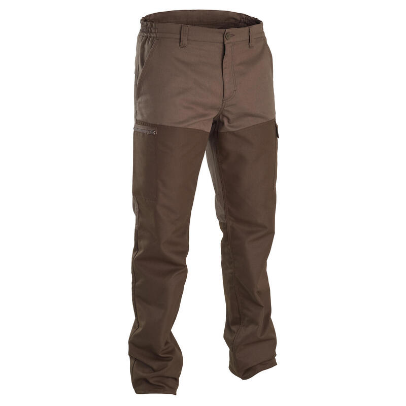 Pantalon Chasse Vert et Marron Renfort SG100
