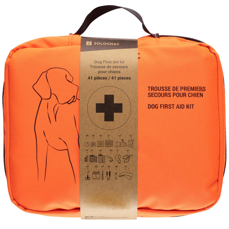 ERSTEHILFETASCHE FÜR HUNDE Decathlon
