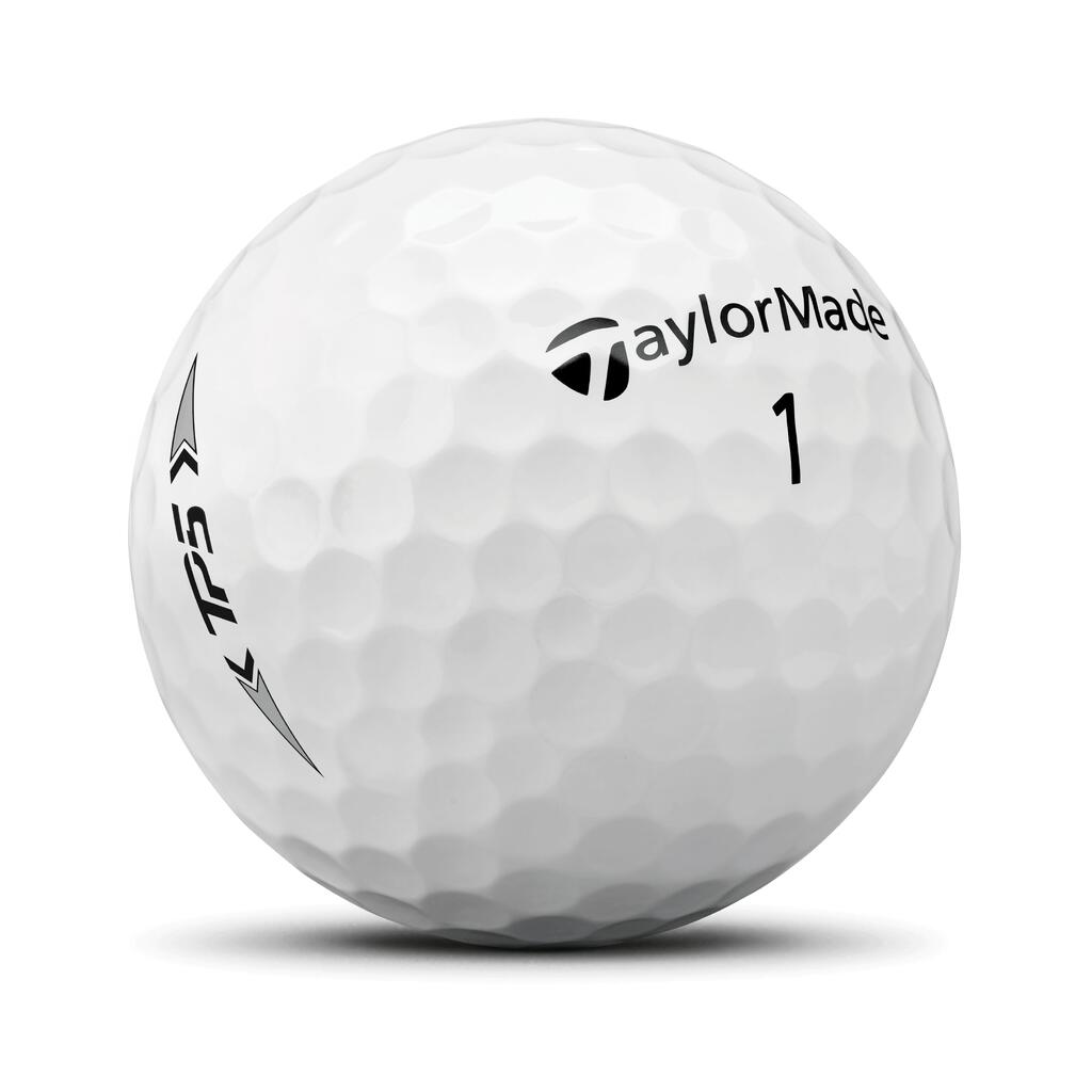 Golfa bumbiņas “TaylorMade TP5”, 12 gab., baltas