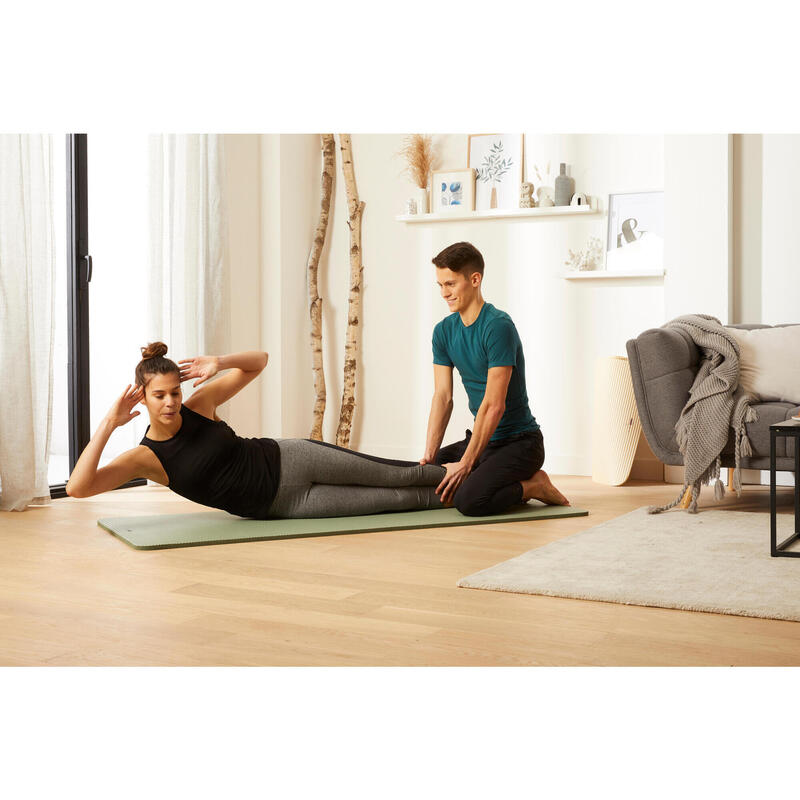 Tappetino pilates M V2 180x60x1,5cm verde militare