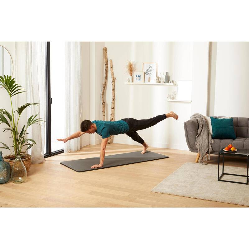 Esterilla Suelo Pilates Confort Gris Antracita 20 mm Talla L