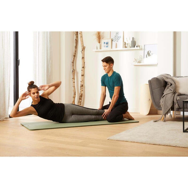 Pilates 15 mm Floor Mat Comfort M - Khaki