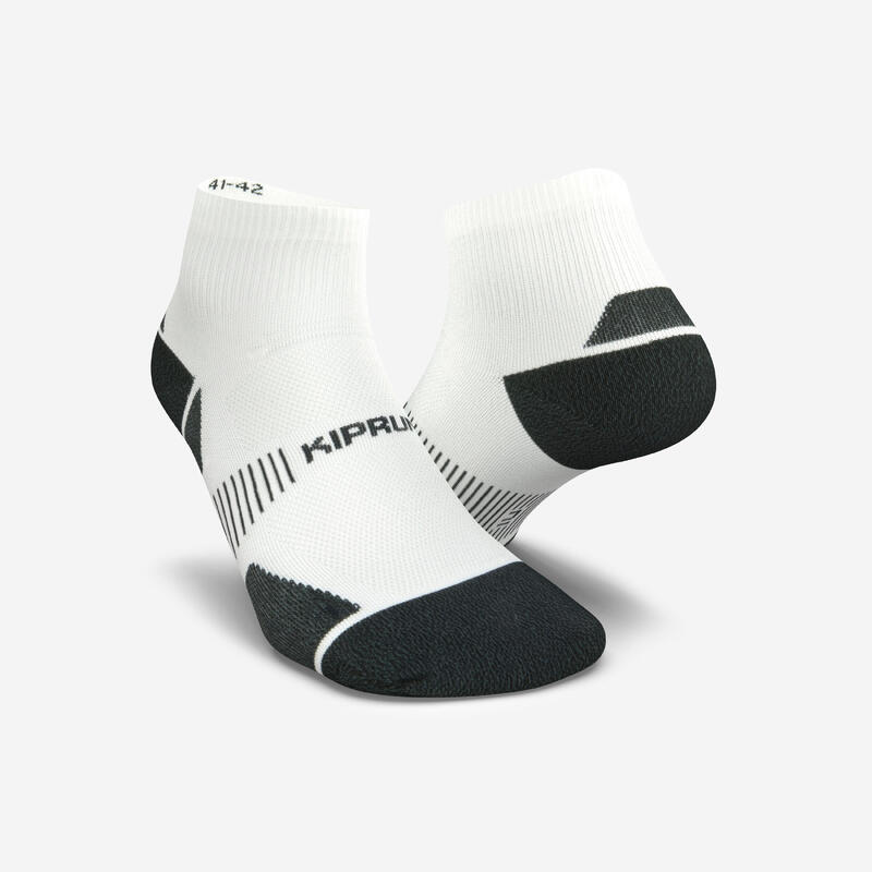 Střední běžecké ponožky RUN900 bílé 