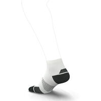 Calcetines de Running RUN900 Mid Blanco Grueso Ecodiseño