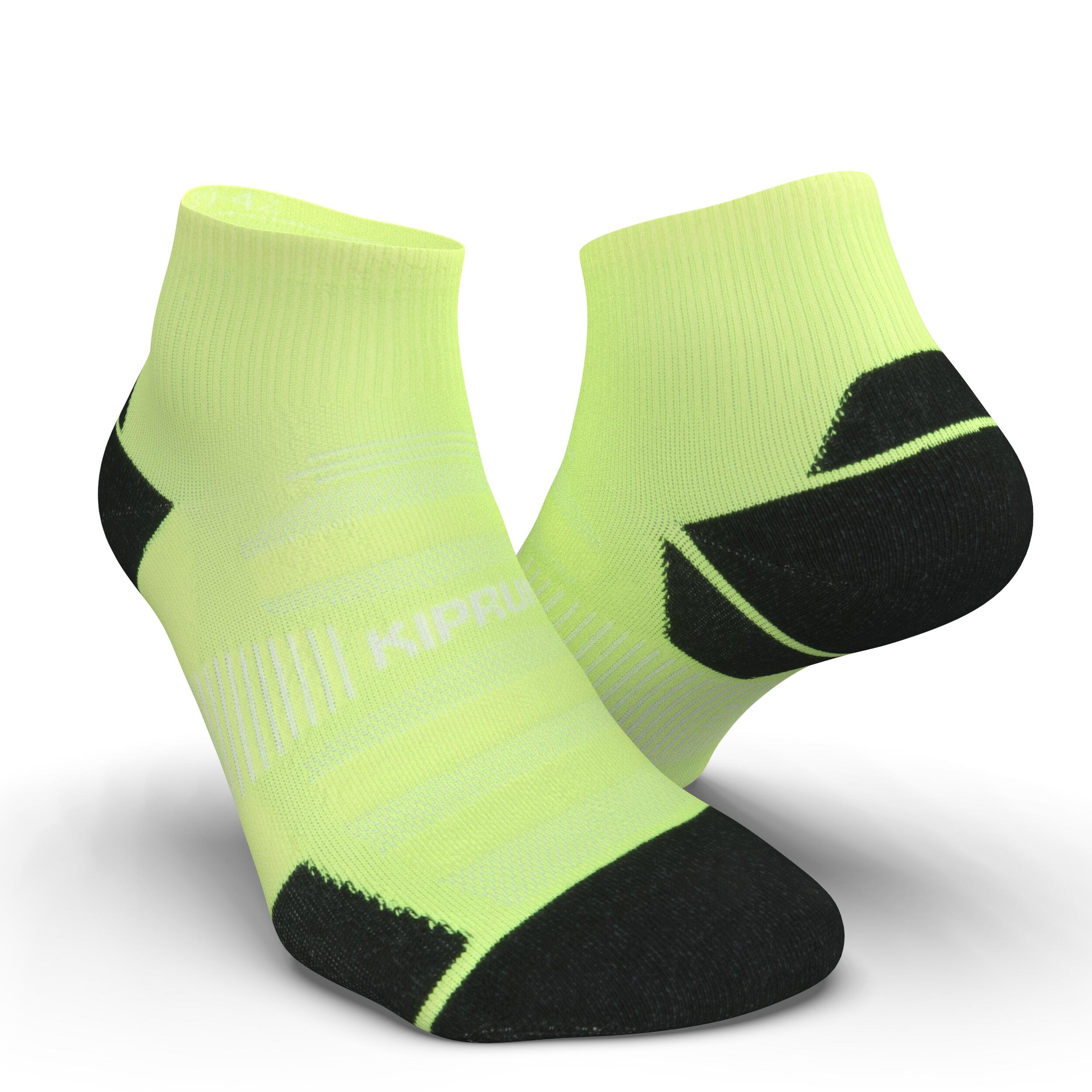 RUN900 MID THICK RUNNING SOCKS - YELLOW 1/10