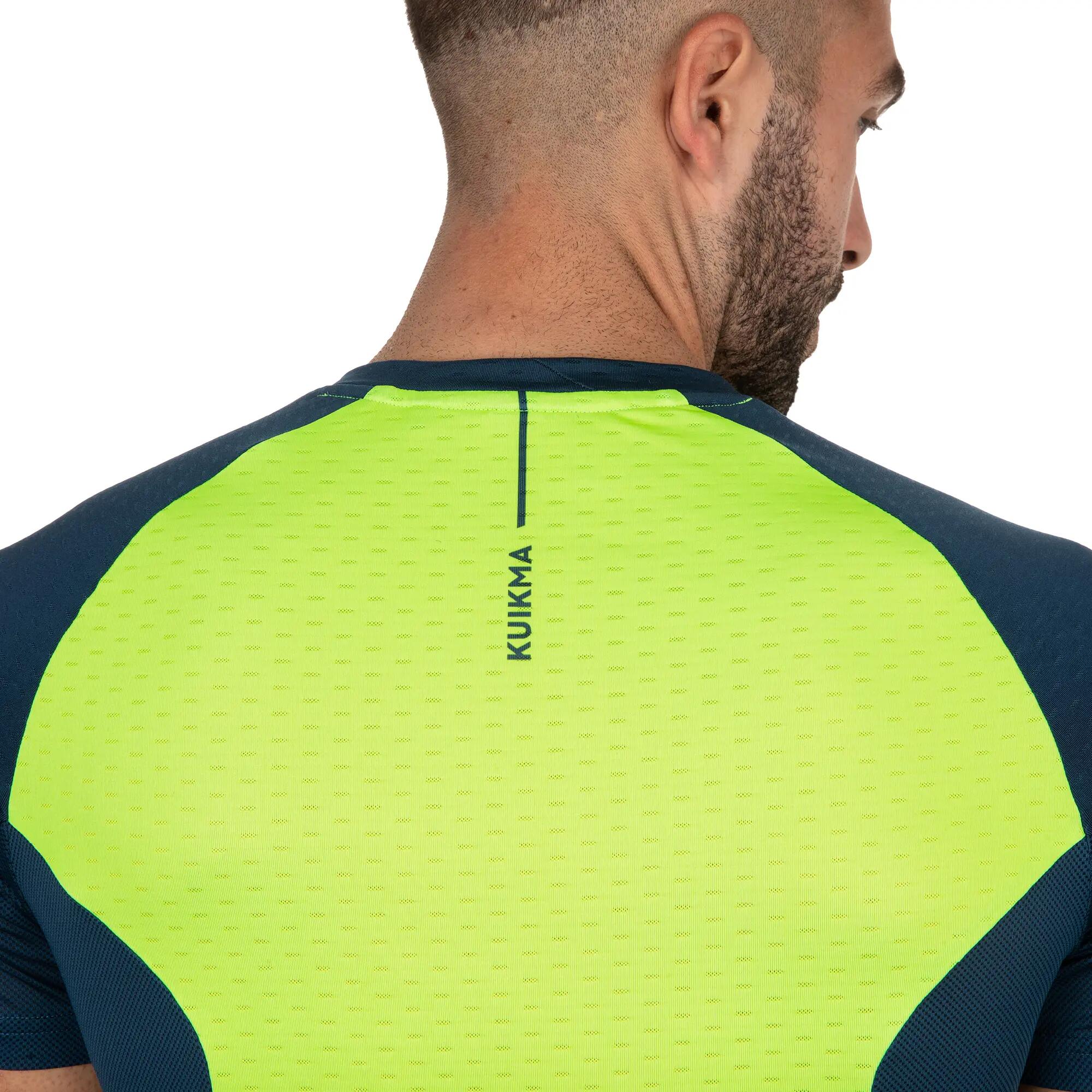 Men's Technical Short-Sleeved Padel T-Shirt 900 - Yellow 4/5