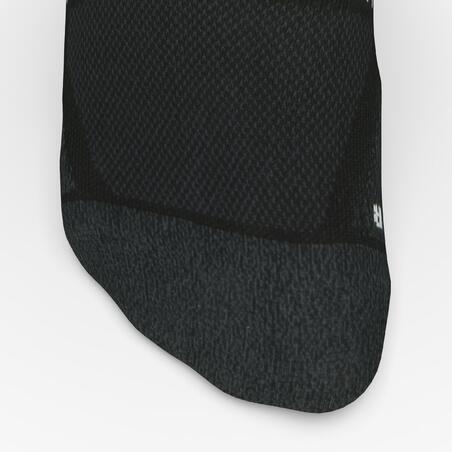 Носки для бега высокие тонкие унисекс черно-белые RUN900 UNDERCALF