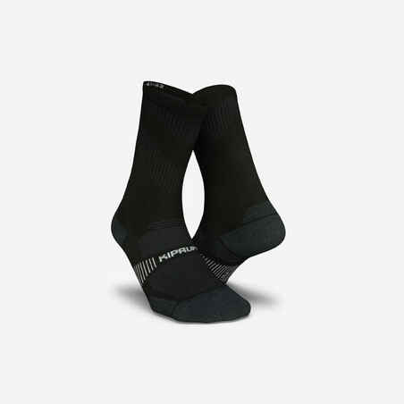 Čarape za trčanje Run 900 MID srednje visoke tanke crne