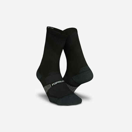 RUN900 MID-CALF FINE RUNNING SOCKS - BLACK