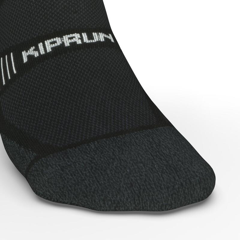 Orta Boy Konçlu Koşu Çorabı - İnce - Siyah - RUN900