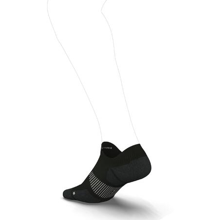 Шкарпетки Run900 Invisible для бігу тонкі чорні