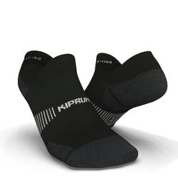 Mid Thick Running Socks - Run 900 - Black, Black, Black - Kiprun - Decathlon