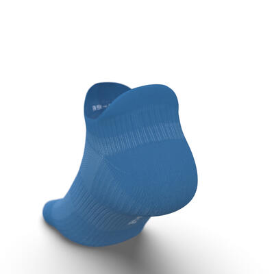 CHAUSSETTES DE RUNNING INVISIBLES CONFORT BLEUES X2