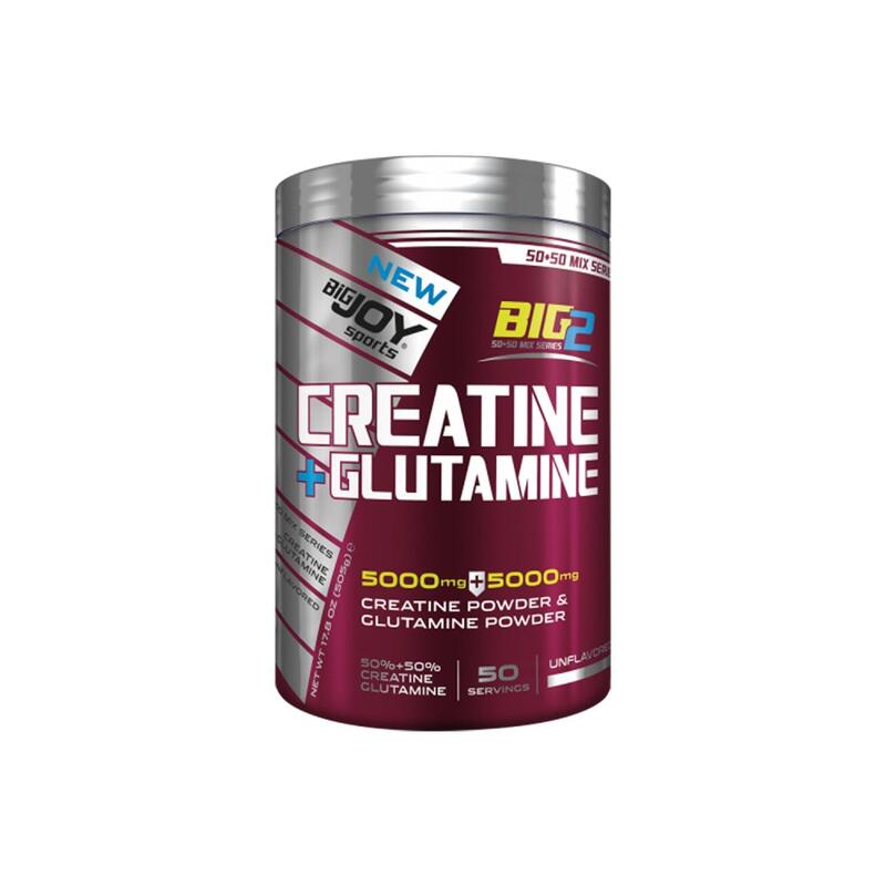 BIGJOY BIG2 CREATINE + GLUTAMINE - AROMASIZ - 500 G