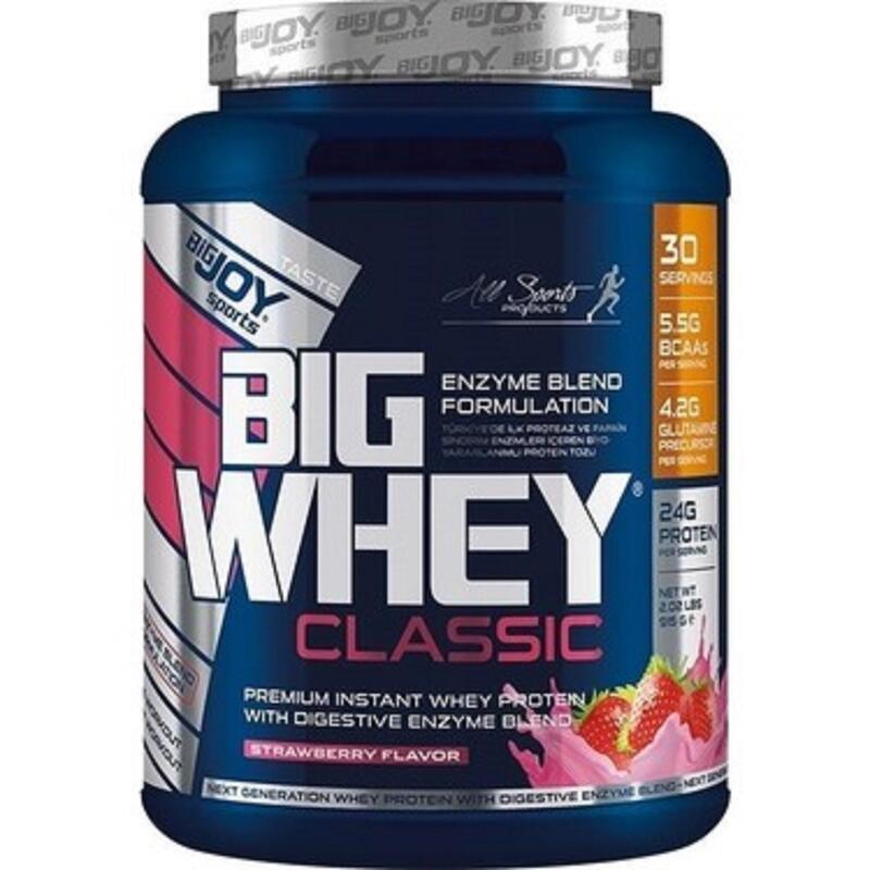 BİGJOY BIGWHEY CLASSIC PROTEİN TOZU - ÇİLEK - 915 G