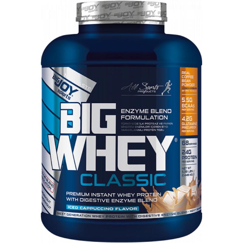 BİGJOY BIGWHEY CLASSIC PROTEİN TOZU - ICED CAPPUCCİNO - 2.5 KG