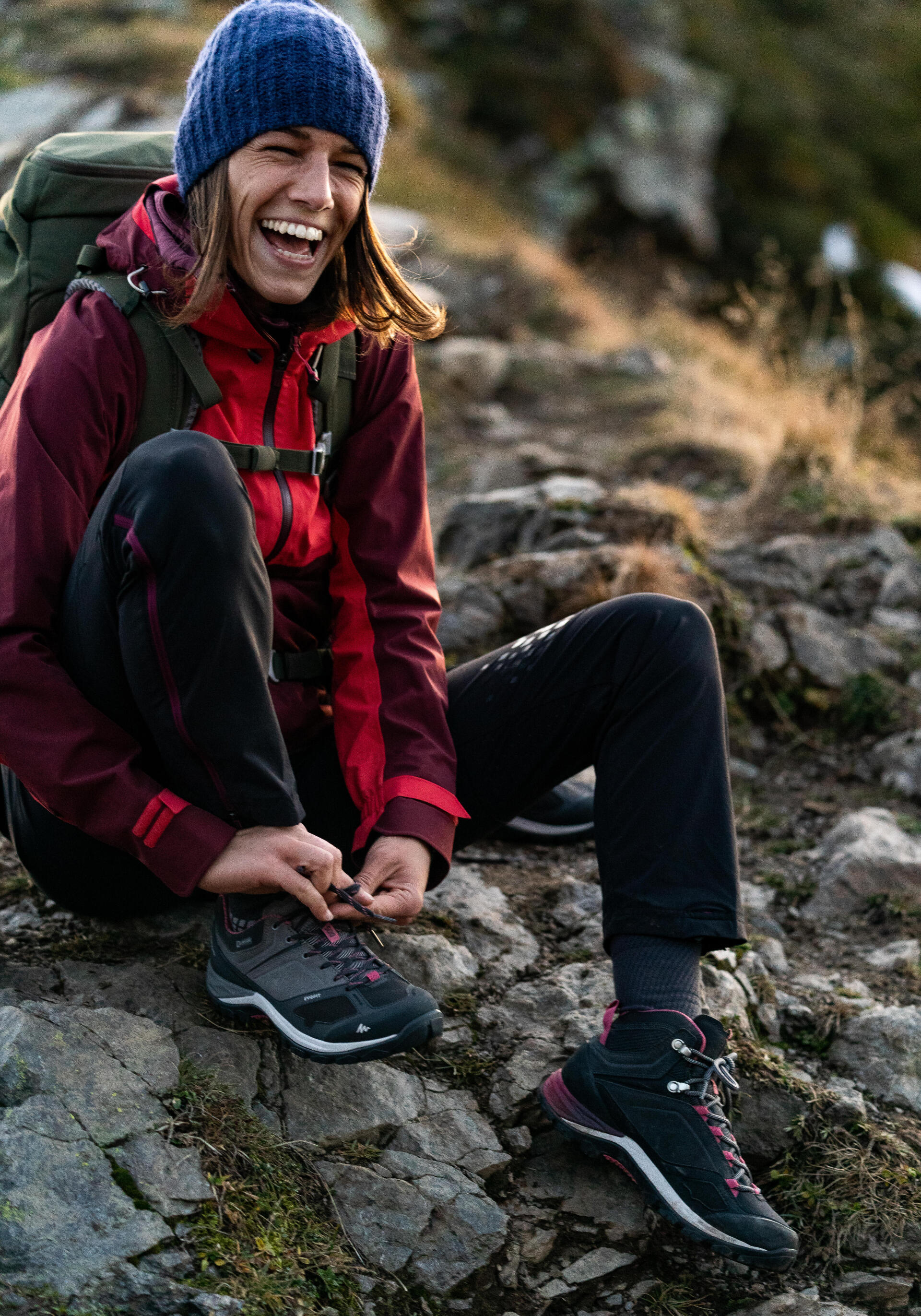 lacet rapide de chaussure de randonnée quechua