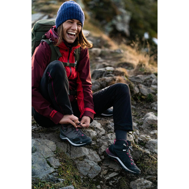 Botas de montaña y trekking impermeables Mujer Quechua MH500