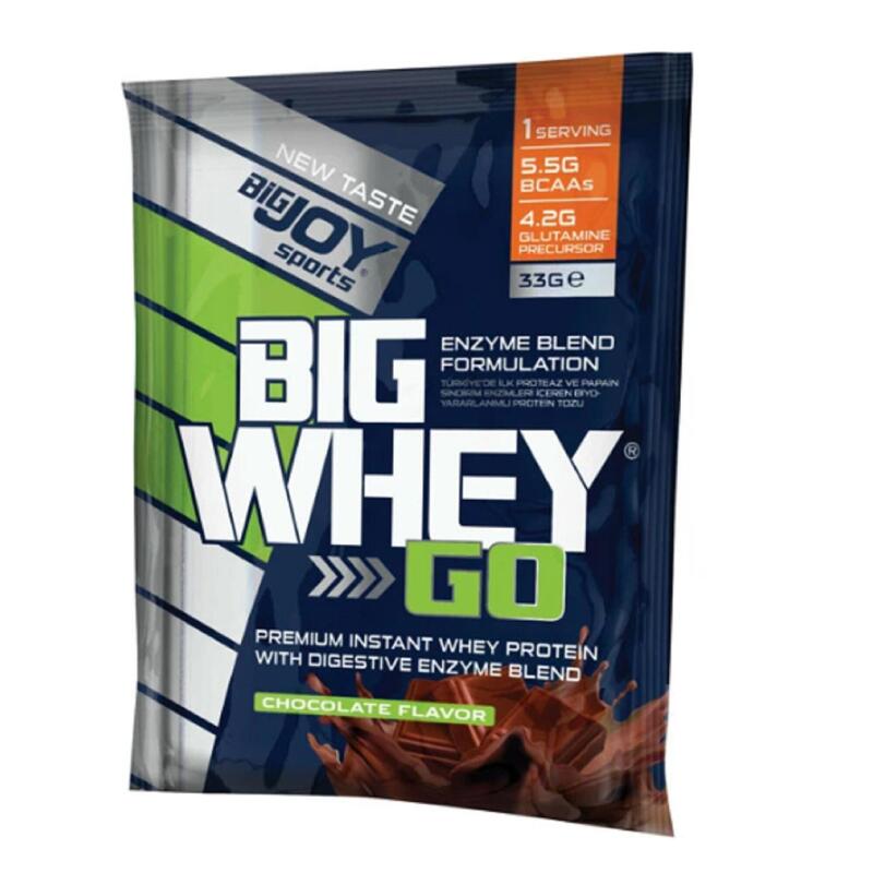 BİGJOY BIGWHEY PROTEİN TOZU - ÇİKOLATA - 33 GR (TEK KULLANIMLIK)