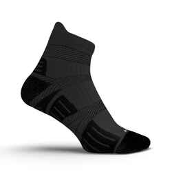 RUNNING SOCKS WITH FINE STRAPS - BLACK