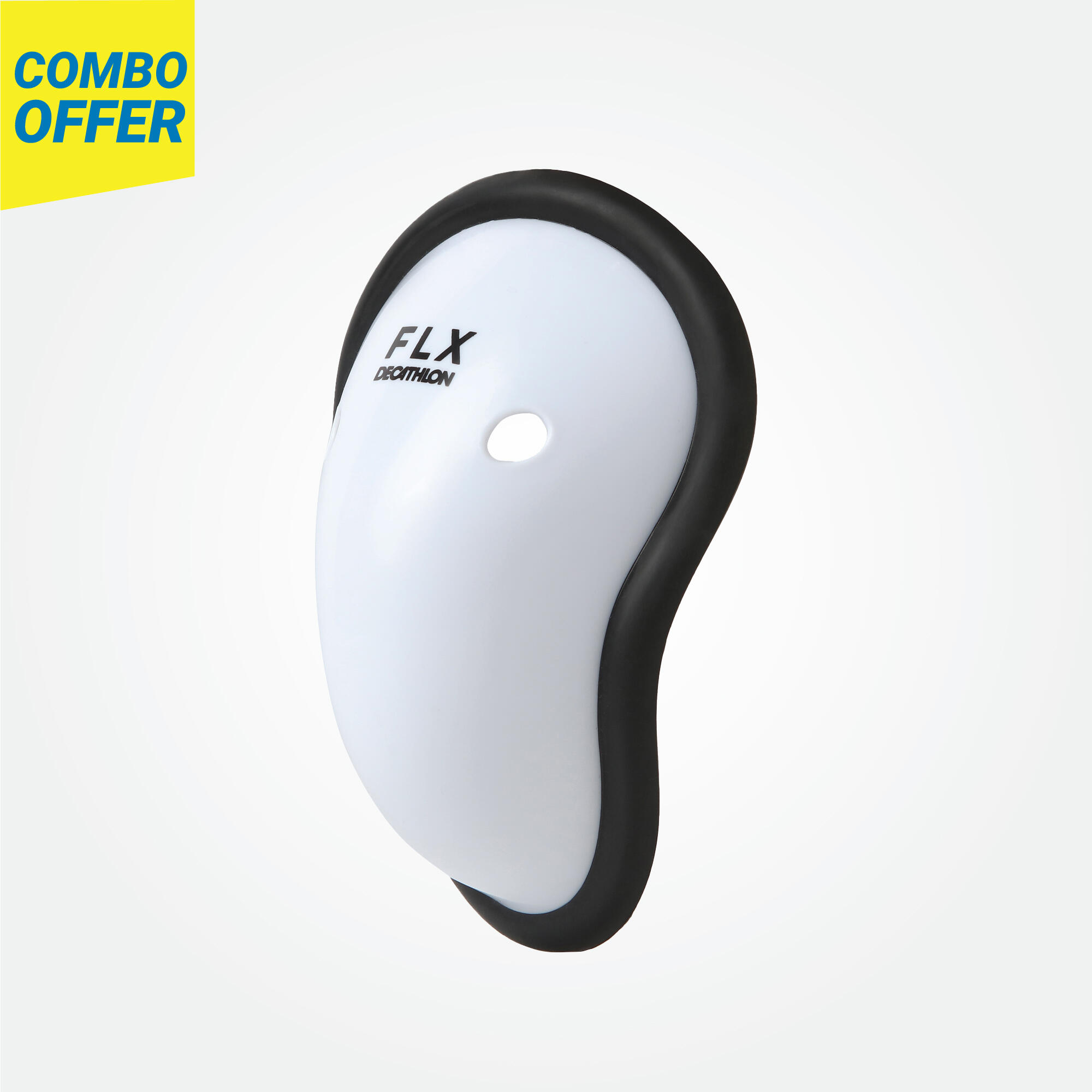 

Kid'S Cricket Groin Guard Ab 100 White -  By FLX | Decathlon