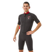 Shorty longe côte néoprène 2/2 homme gris