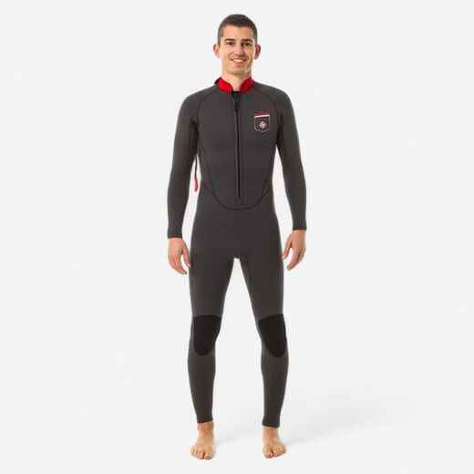 
      Men’s neoprene sea walking wetsuit 4/3 - grey
  