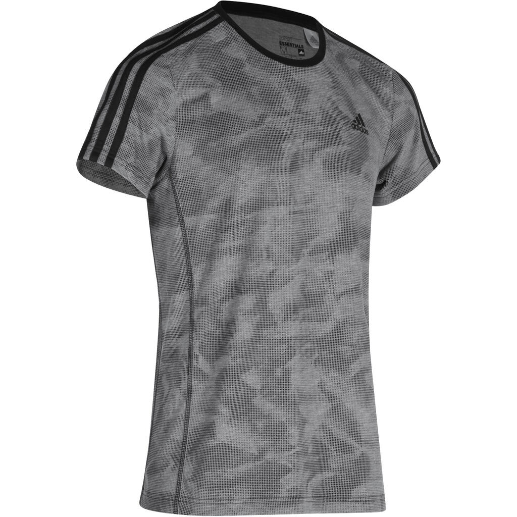 Pánske tričko na fitness sivé