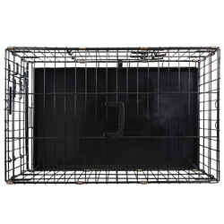 FOLD-DOWN MESH TRANSPORT CRATE FOR 1 DOG