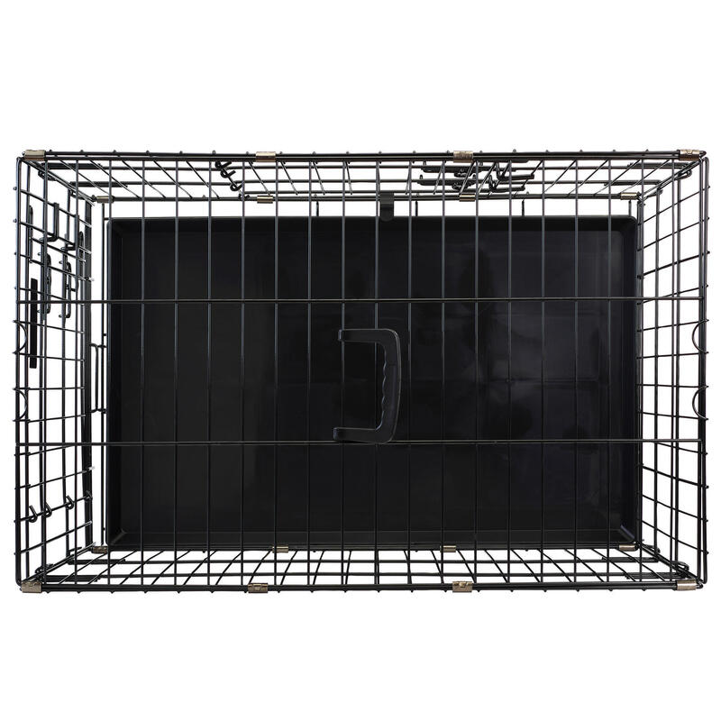 CAISSE DE TRANSPORT PLIABLE EN GRILLE POUR 1 CHIEN