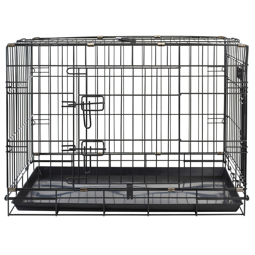 FOLD-DOWN MESH TRANSPORT CRATE FOR 1 DOG