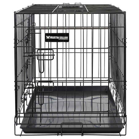 FOLD-DOWN MESH TRANSPORT CRATE FOR 1 DOG