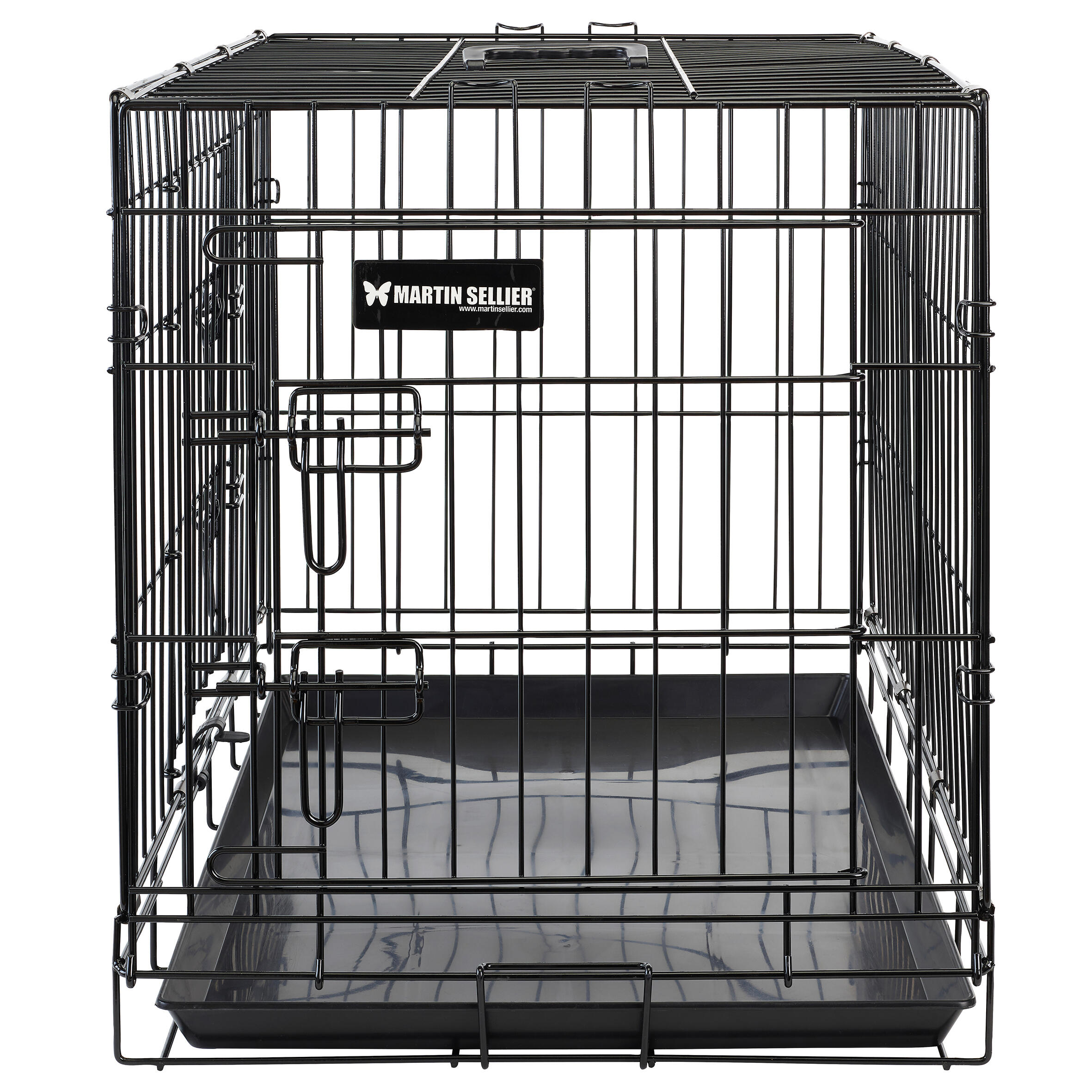FOLD-DOWN MESH TRANSPORT CRATE FOR 1 DOG 2/12