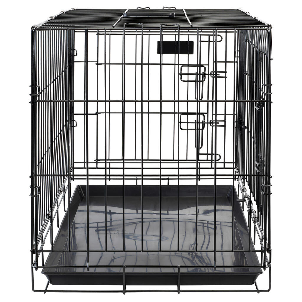 FOLD-DOWN MESH TRANSPORT CRATE FOR 1 DOG