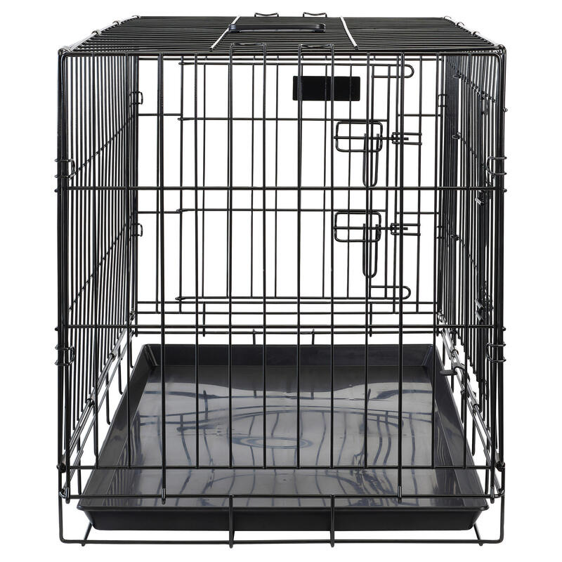 CAISSE DE TRANSPORT PLIABLE EN GRILLE POUR 1 CHIEN