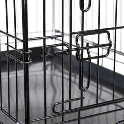 FOLD-DOWN DOG CAGE CRATE CARRIER