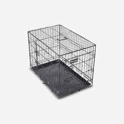 FOLD-DOWN DOG CAGE CRATE CARRIER