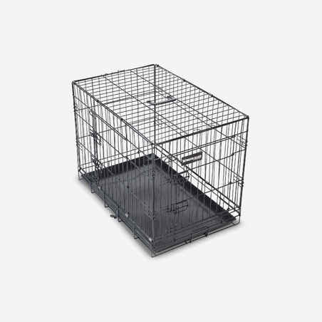 FOLD-DOWN MESH TRANSPORT CRATE FOR 1 DOG