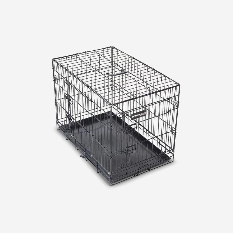 CAISSE DE TRANSPORT PLIABLE EN GRILLE POUR 1 CHIEN