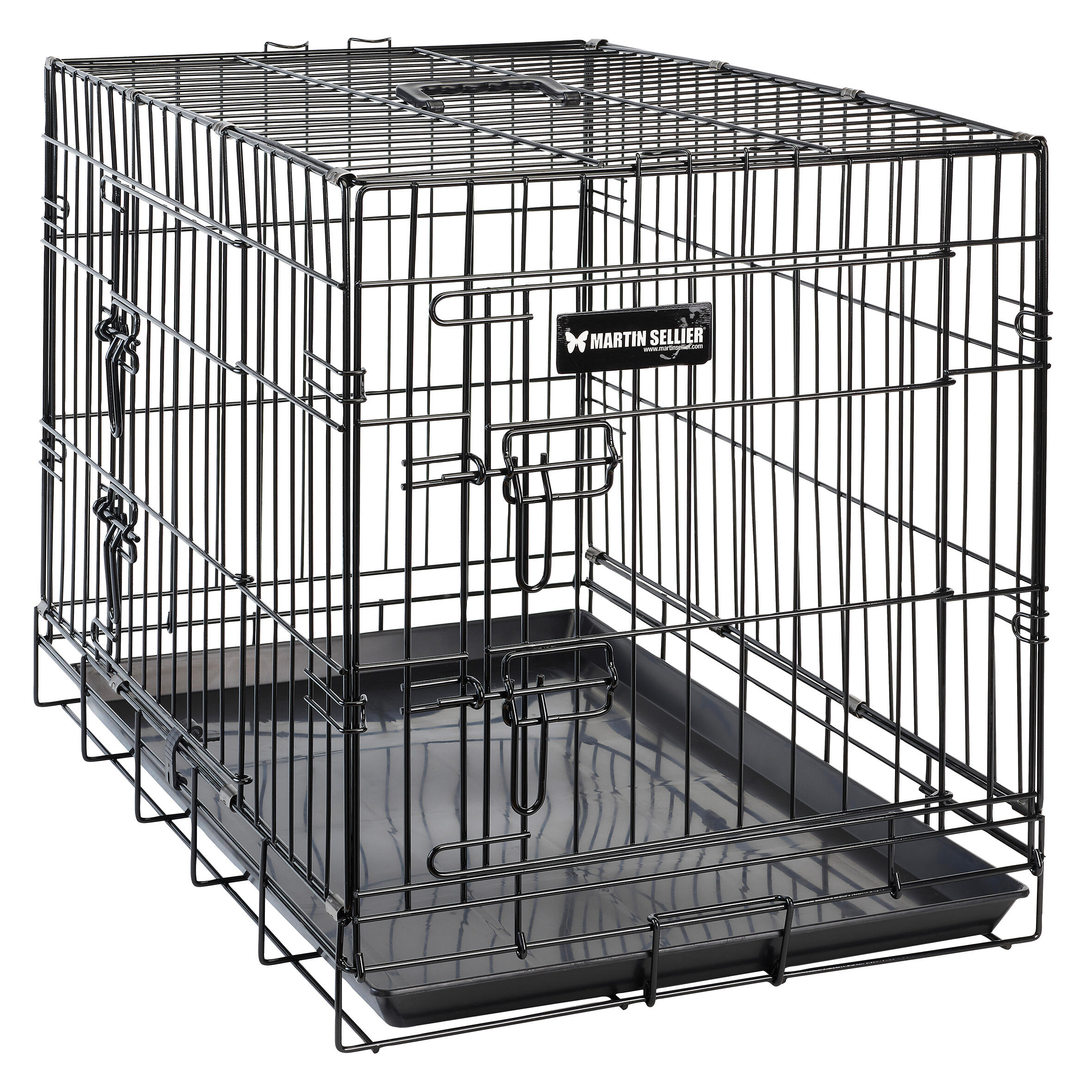 Fold down cheap dog crate