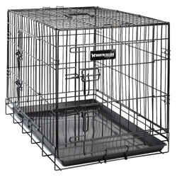 FOLD-DOWN DOG CAGE CRATE CARRIER