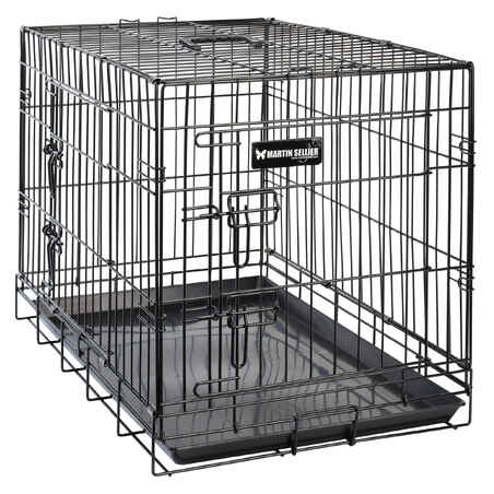 FOLD-DOWN MESH TRANSPORT CRATE FOR 1 DOG