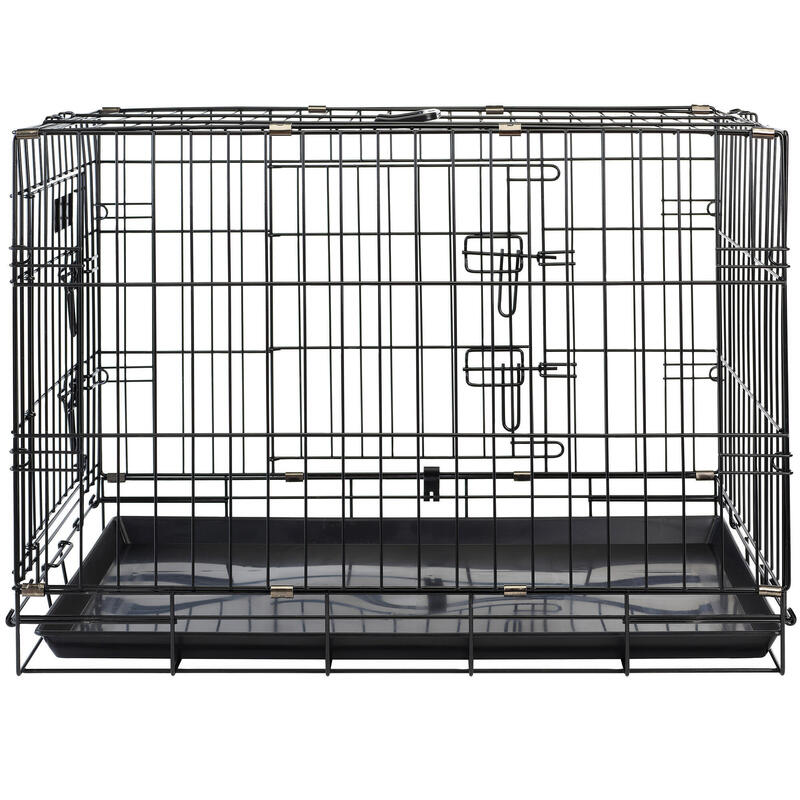 CAISSE DE TRANSPORT PLIABLE EN GRILLE POUR 1 CHIEN