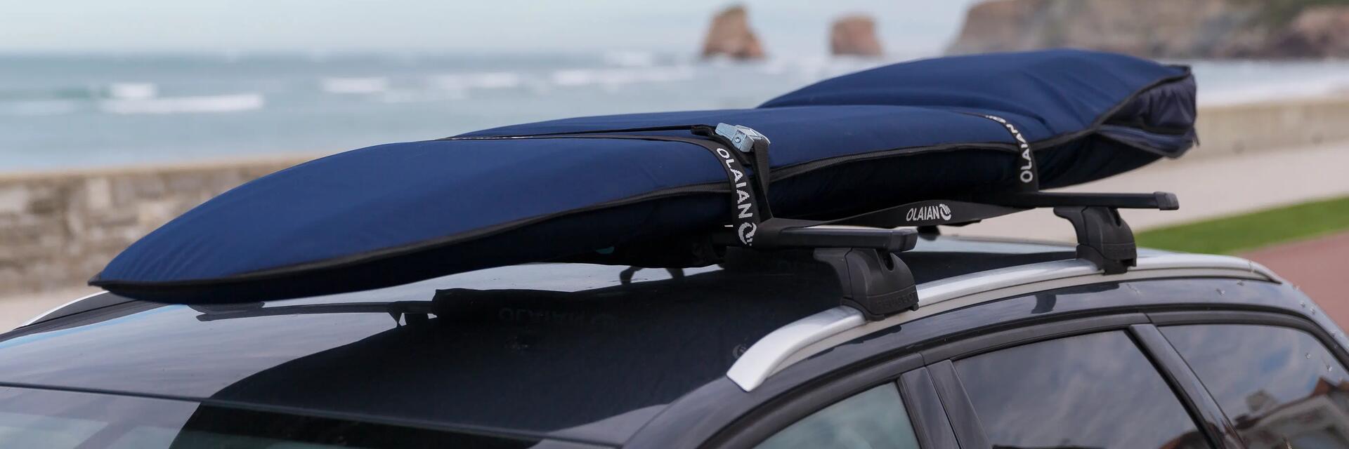 ¿Cómo transportar una tabla de surf en el coche?